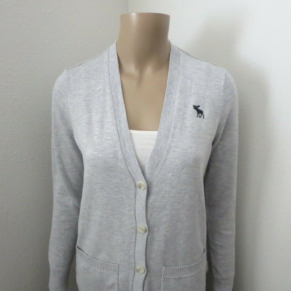 NWT Abercrombie & Fitch Icon Logo Cardigan XXS